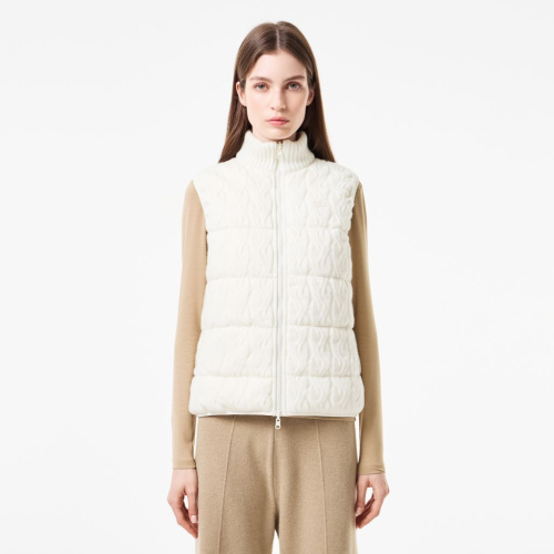 Женский утепленный двусторонний жилет Lacoste