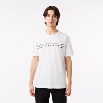 Мужская хлопковая футболка Lacoste