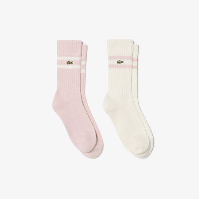 Мужские высокие хлопковые носки Lacoste Terry Sole