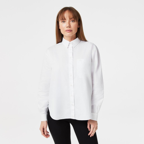 Женская рубашка Lacoste оверсайз