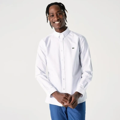 Мужская рубашка Lacoste приталенного кроя