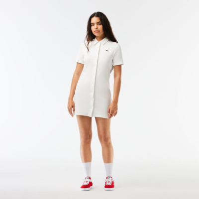 Женское платье-поло Lacoste из органического хлопка