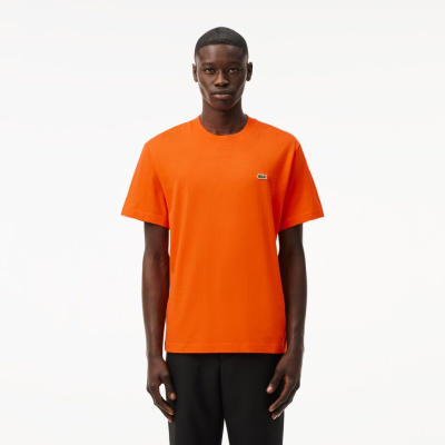 Мужская хлопковая футболка Lacoste с коротким рукавом