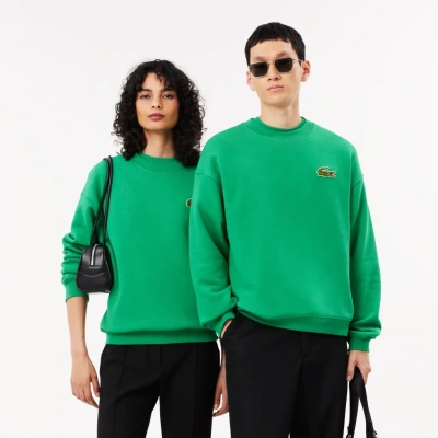 Флисовый свитшот Lacoste унисекс