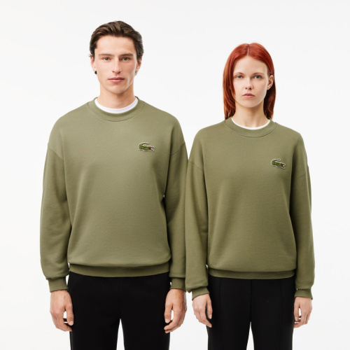 Флисовый свитшот Lacoste унисекс