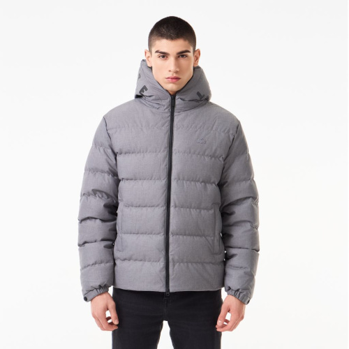 Мужской стёганый пуховик Lacoste с капюшоном