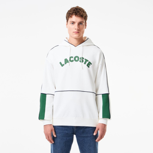 Мужская хлопковая толстовка Lacoste с капюшоном