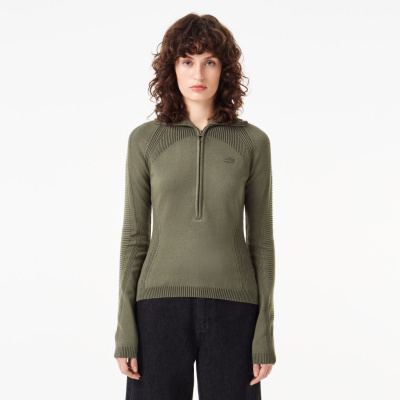 Женский свитер Lacoste на молнии