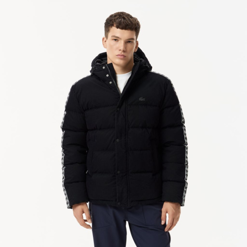 Мужская стёганая куртка Lacoste с капюшоном