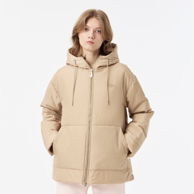 Женская куртка Lacoste с капюшоном