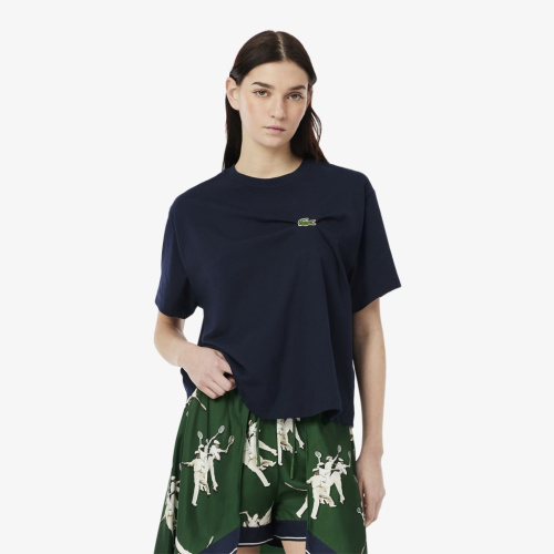 Женская футболка Lacoste из органического хлопка