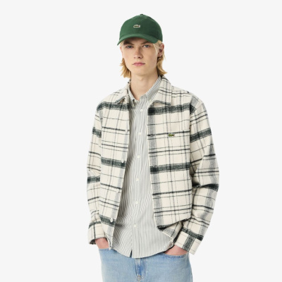 Мужская фланелевая рубашка-куртка Lacoste