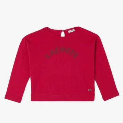 Детская хлопковая футболка Lacoste