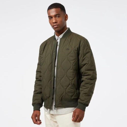 Мужская стёганая куртка-бомбер Lacoste