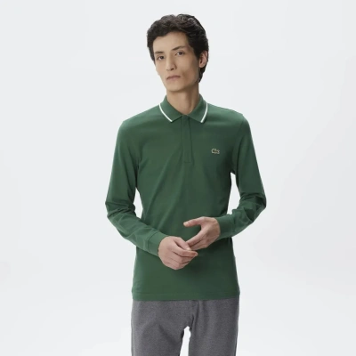 Мужское поло Lacoste приталенного кроя