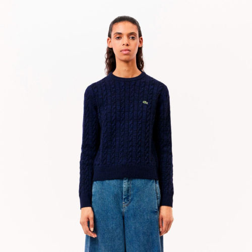 Женский шерстяной свитер Lacoste