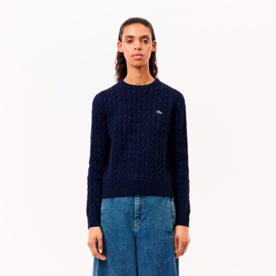 Женский шерстяной свитер Lacoste