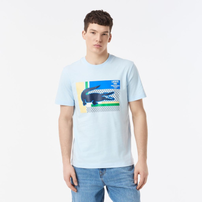 Мужская хлопковая футболка Lacoste