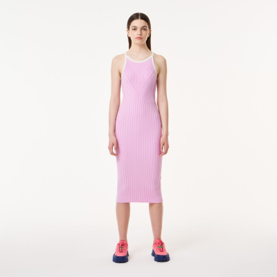 Женское платье-миди Lacoste без рукавов