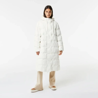 Женская длинная стеганая куртка Lacoste