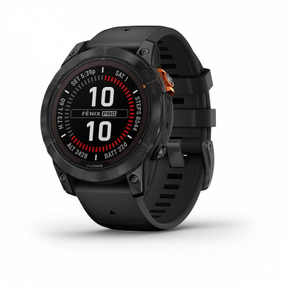Смарт-часы Garmin Fenix 7 Pro Solar (Slate Gray/Black) (010-02777-01)