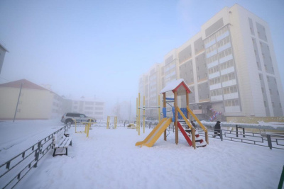 Первый высотный жилой дом с лифтом ввели в Заречье Якутии / ЯСИА   