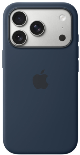 Клип-кейс Apple Silicone с MagSafe для Apple iPhone 17 Pro Чёрный