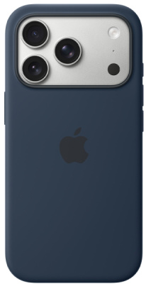 Клип-кейс Apple Silicone с MagSafe для Apple iPhone 17 Pro Чёрный