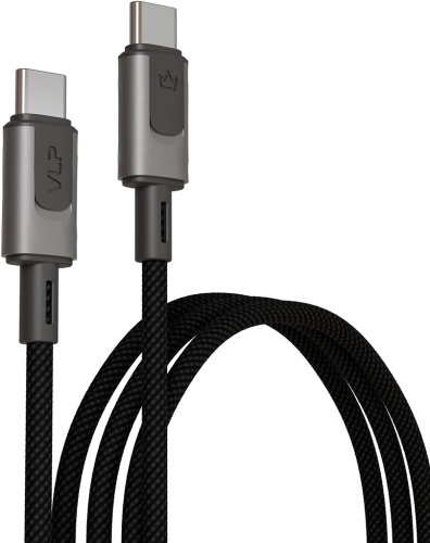 Кабель VLP Force Line USB-C / USB-С 1,2 м 5 А Чёрный