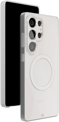 Клип-кейс VLP Puro Case с MagSafe для Samsung Galaxy S25 Ultra Прозрачный