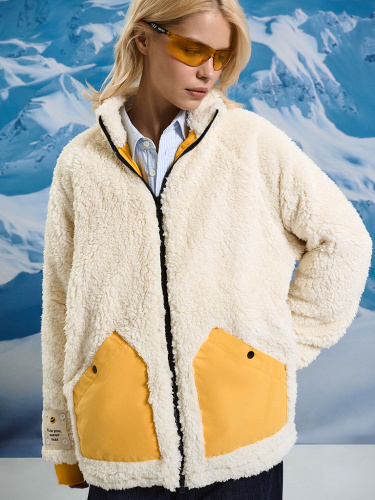 Бомбер (куртка) «Если упал, значит ехал» L–XL Белый