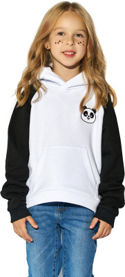 Худи детское «Панда Тапа» чёрно-белое, размер 134–140