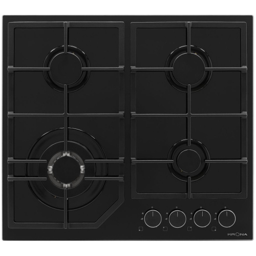 Газовая варочная панель KRONA NEBEL 60 BL W