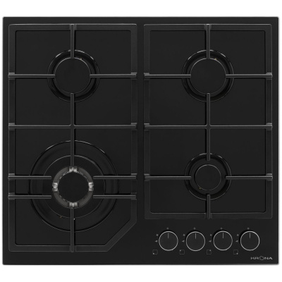 Газовая варочная панель KRONA NEBEL 60 BL W