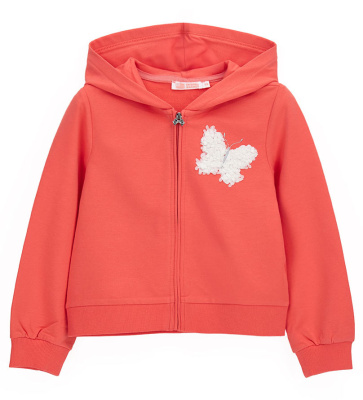 Толстовка на молнии для девочки