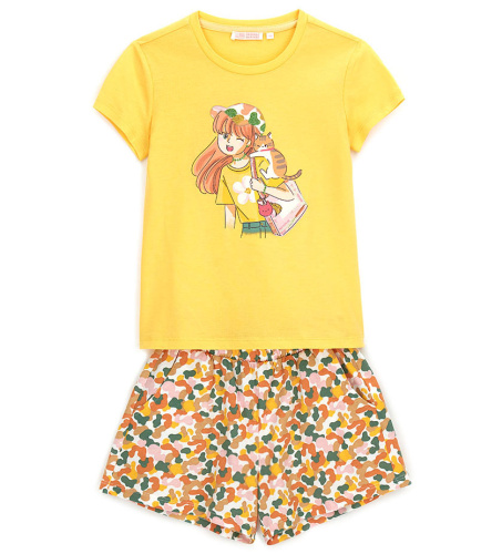 Комплект (футболка+шорты) для девочки