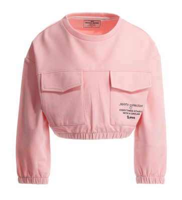 Свитшот укороченный для девочки