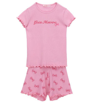 Пижама с коротким рукавом для девочки