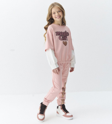 Комплект (толстовка+брюки) для девочки