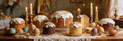 Большинство россиян пекут куличи на Пасху самостоятельно /    