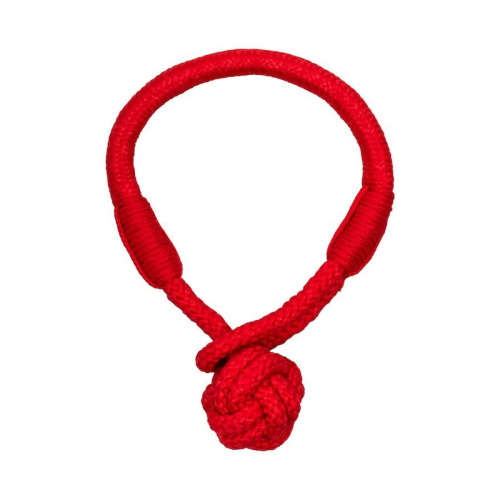 Playology Tough Tug Knot игрушка для щенков 4-8 месяцев, жевательный канат, с ароматом говядины, красный для щенков для всех пород Китай 1 уп. х 1 шт. х 0.104 кг