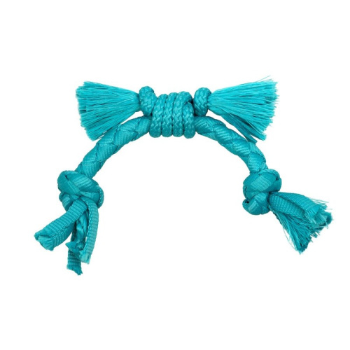 Playology Puppy Sensory Rope игрушка для щенков мелких и средних пород 8-16 недель, сенсорный канат, с ароматом арахиса, голубой для щенков породы мелкого размера Китай 1 уп. х 1 шт. х 0.1 кг