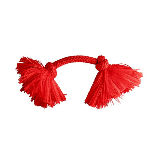 Playology Dri-tech Rope игрушка для собак мелких пород, жевательный канат, с ароматом говядины, маленький, красный для взрослых породы мелкого размера Китай 1 уп. х 1 шт. х 36 кг