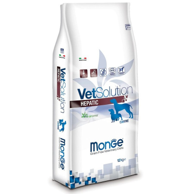 Monge VetSolution Dog Hepatic сухой корм для собак, диетический, при заболеваниях печени - 12 кг ветеринарный мешок Италия 1 уп. х 1 шт. х 12 кг