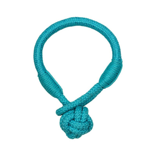 Playology Tough Tug Knot игрушка для щенков 4-8 месяцев, жевательный канат, с ароматом арахиса, голубой для щенков для всех пород Китай 1 уп. х 1 шт. х 0.104 кг