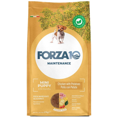 Forza10 Maintenance для взрослых собак мелких пород из курицы и картофеля - 2 кг повседневный супер премиум для взрослых с курицей породы мелкого размера мешок Импортный корм 1 уп. х 1 шт. х 2 кг