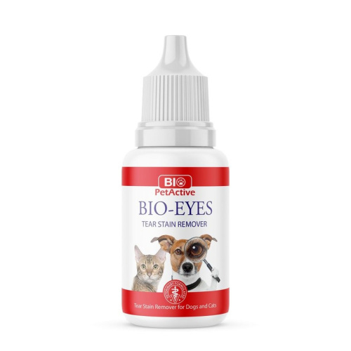 Bio PetActive Bio-Eyes Tear Stain Remove лосьон для удаления слезных дорожек у кошек и собак - 50 мл для взрослых для всех пород Турция 1 уп. х 1 шт. х 0.05 кг