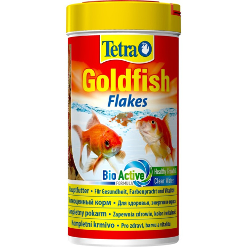 Корм Tetra Goldfish для всех видов золотых рыбок в хлопьях - 250 мл повседневный Импортный корм 1 уп. х 1 шт. х 0.052 кг