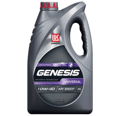 Масло моторное LUKOIL GENESIS UNIVERSAL 10W-40 4 л