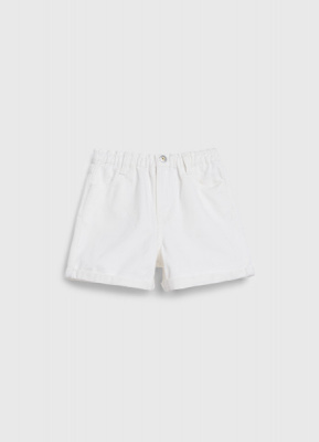 Джинсовые шорты для девочек, Белый